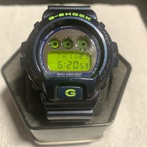 G-Shock DW-6900sb Mirror Metallic Blue watch